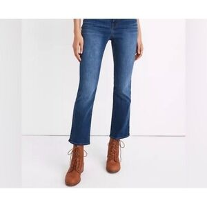 Madewell Cali Demi-Boot Jeans High Rise Medium Wash Blue Size 32